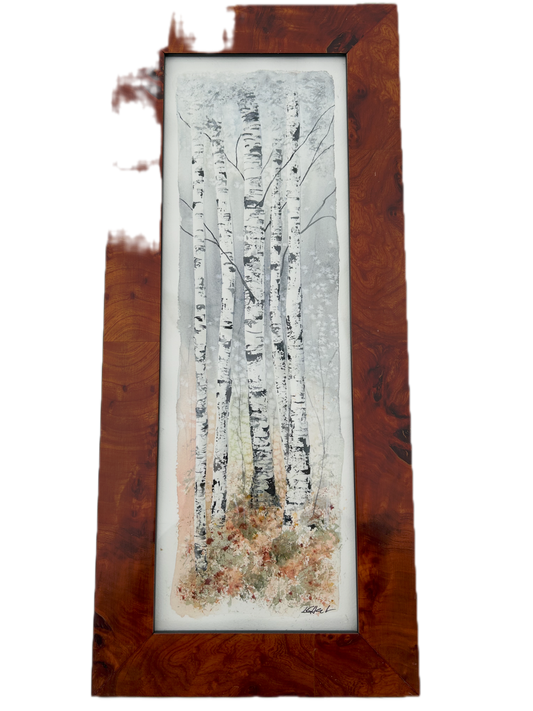 Birch Trees - 14x5 Original Painting
