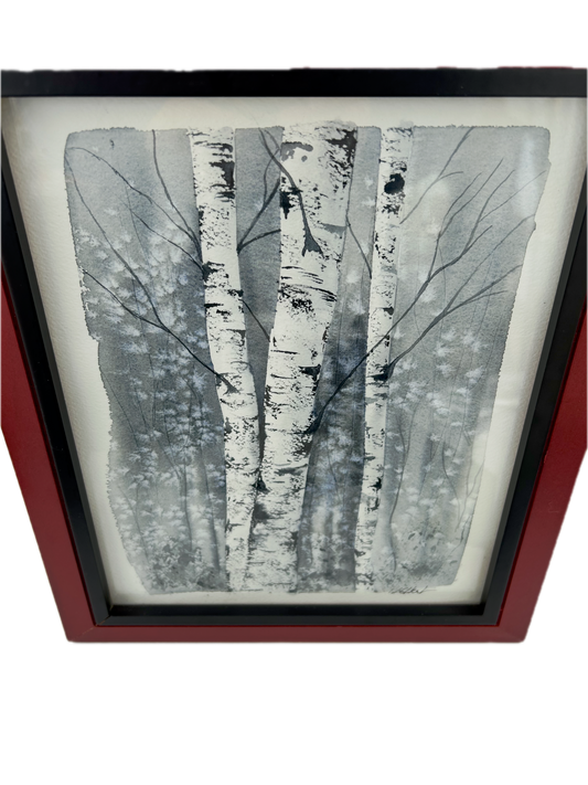 Birch Trees - 8x10 Original Painting
